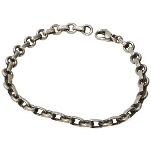 Tiffany Donut Ring Bracelet Silver chain
